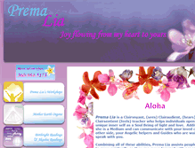 Tablet Screenshot of prema-lia.com